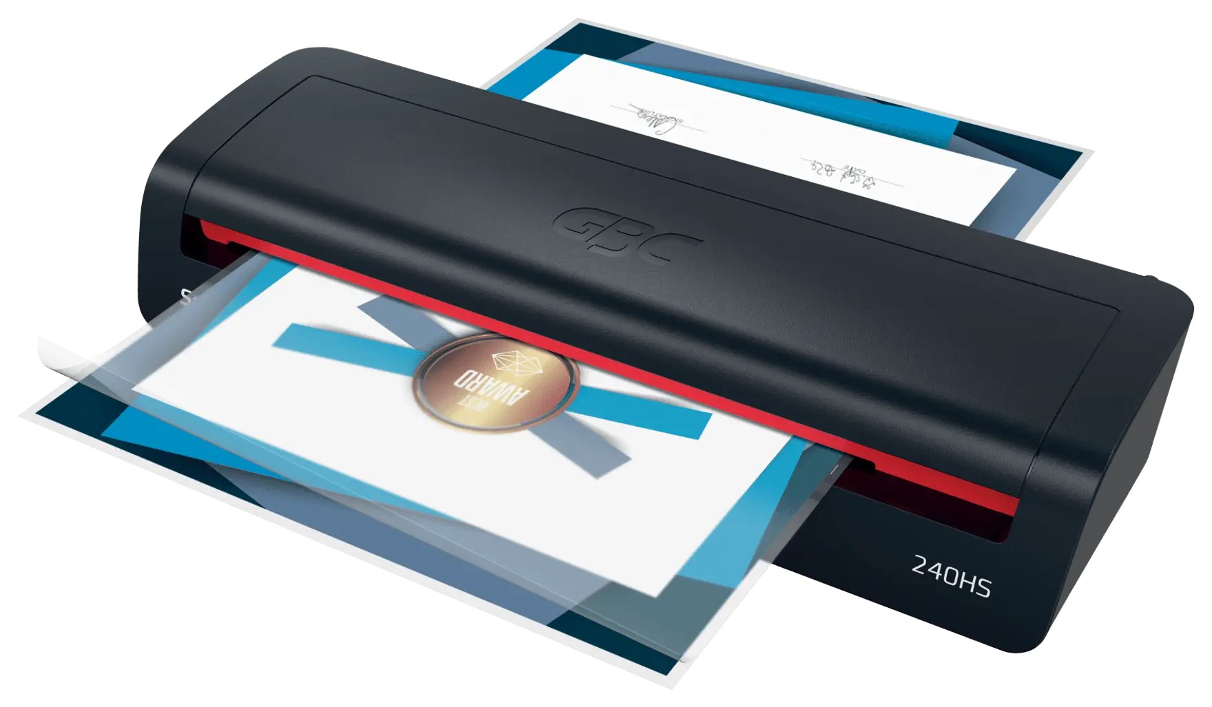 GBC 240HS Plastificatrice a caldo 400 mm/min Nero Rosso