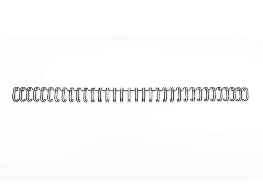 GBC Spirali metalliche WireBind nere 8 mm (100)