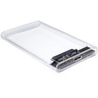 GD-25000 Box esterno HDD Trasparente 2.5", Disk enclosure