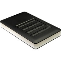 GD-25LK01 Box esterno HDD Alluminio, Nero 2.5", Disk enclosure