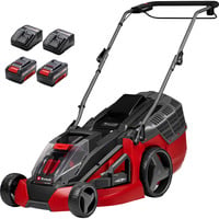 GE-CM 43 Li M Kit Tagliaerba a spinta Batteria Nero, Grigio, Rosso, Rasaerba