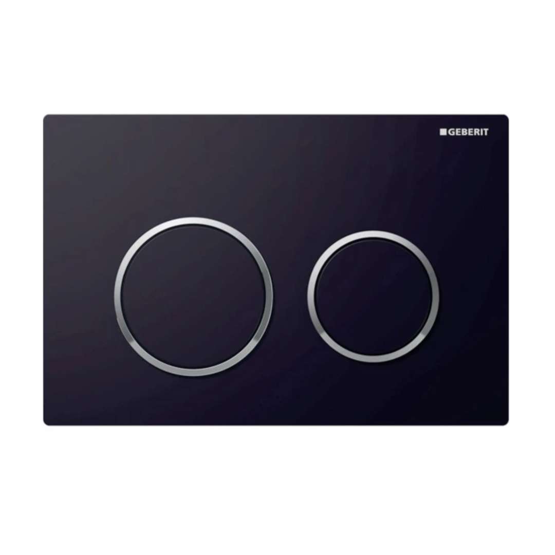 Geberit Kappa21 - Placca Di Comando, Nero/cromo Lucido 115.240.km.1