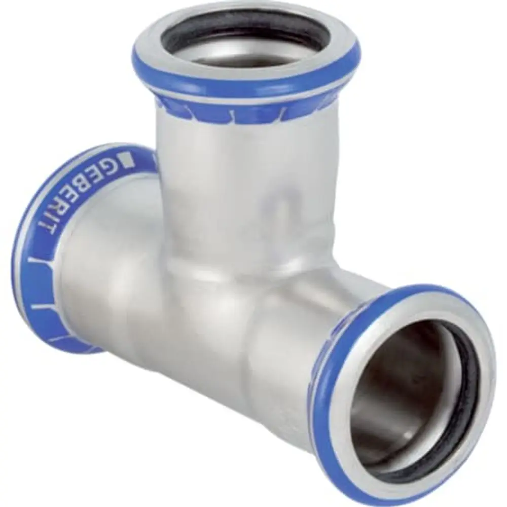 Geberit Mapress Acciaio Inossidabile Raccordo A T Uguale (privo Di Labs), Dn 50, 81008 Geberit Mapress Acciaio Inossidabile Raccordo A T Uguale (privo Di Labs), Dn 50, 81008