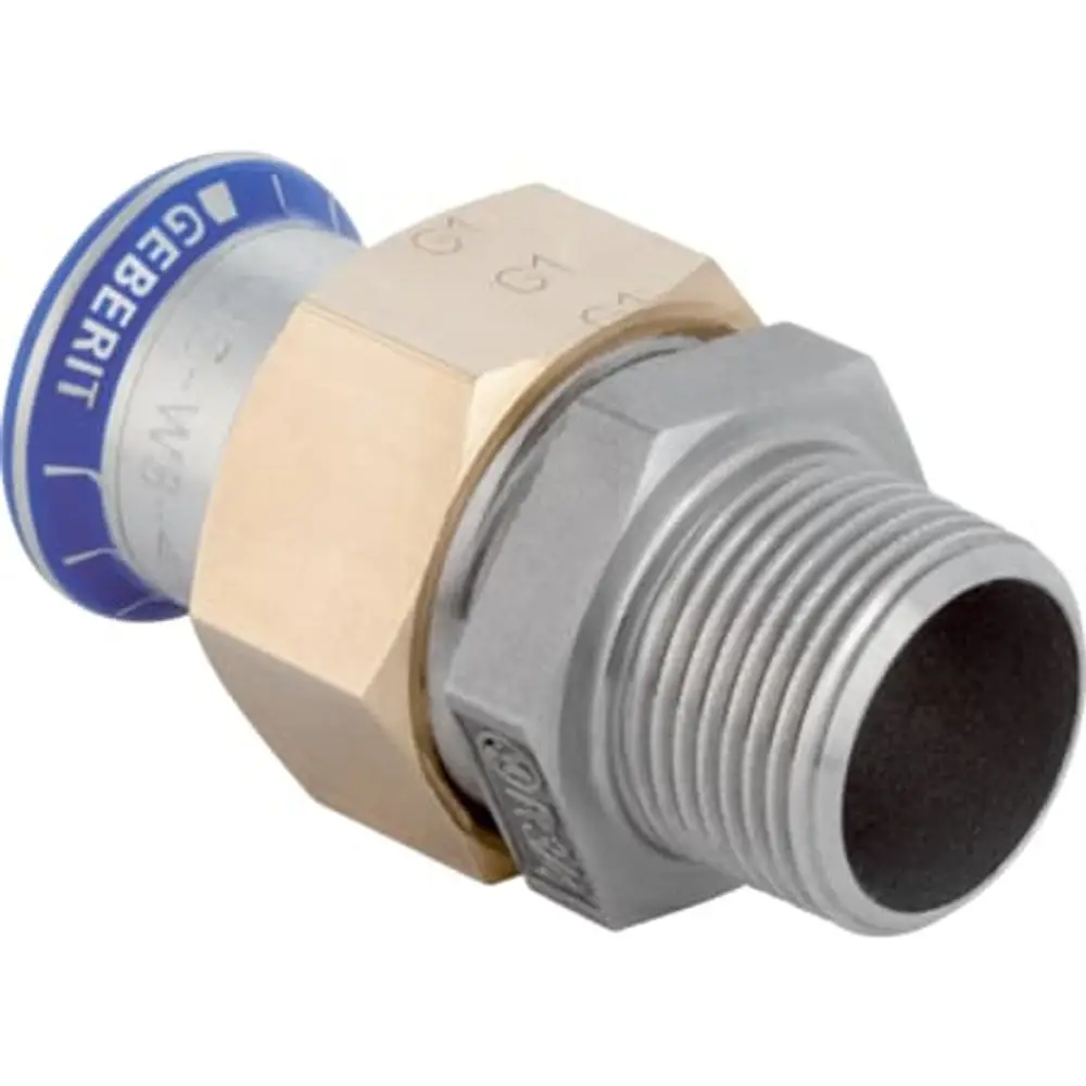 Geberit Mapress Acciaio Inossidabile Raccordo A Vite Di Transizione Con Filetto Maschio (privo Di Labs), Dn 25, Dø 28 Mm, 85337 Geberit Mapress Acciaio Inossidabile Raccordo A Vite Di Transizione Con Filetto Maschio (privo Di Labs), Dn 25, Dø 28 Mm, 85337