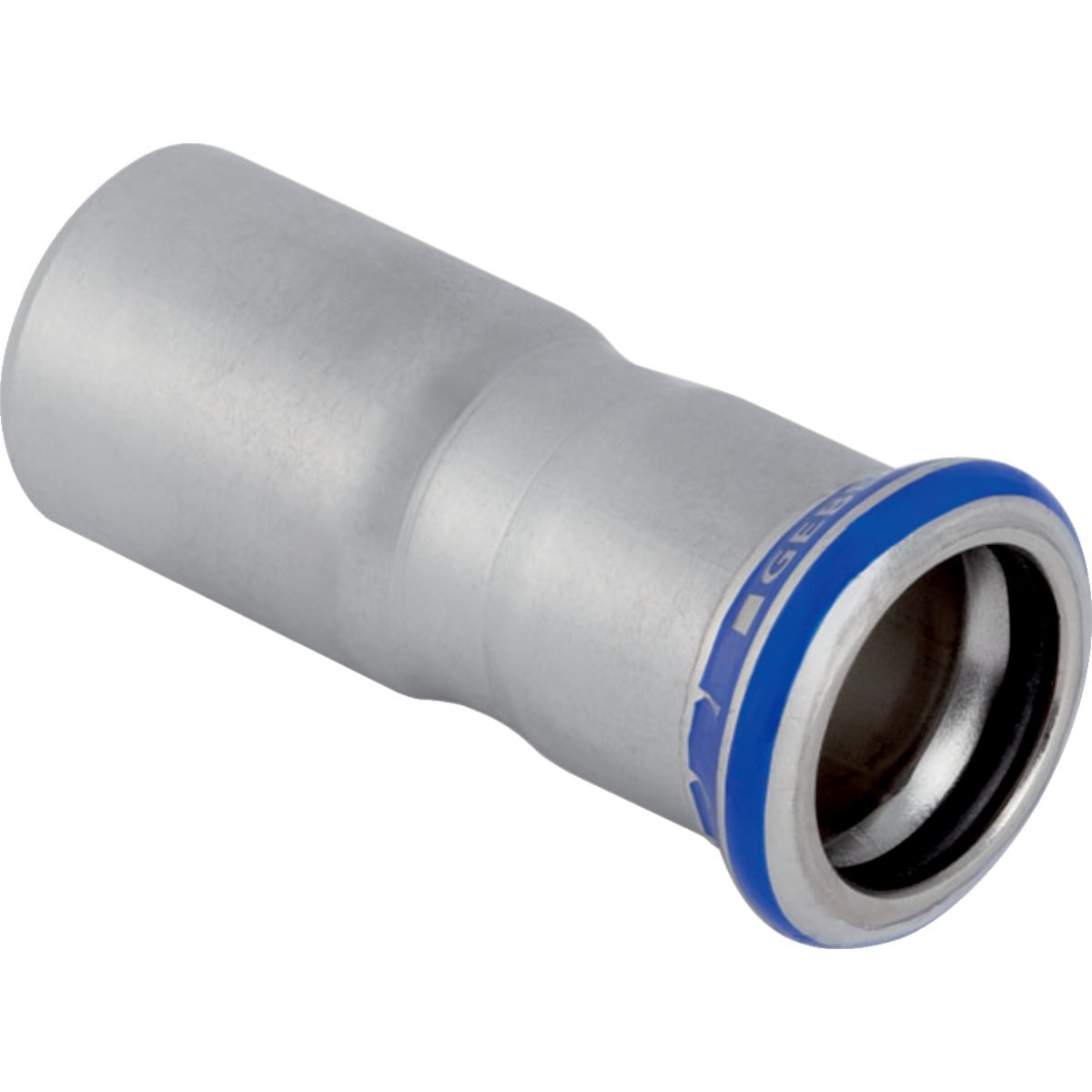 Geberit Mapress Acciaio Inox Riduzione Con Estremità A Innesto, Dn 25 / 15, Dø 28 Mm, 32308