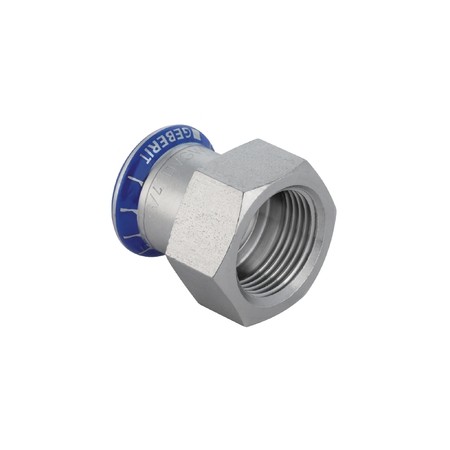 Geberit Mapress Acciaio Inox Transizione Con Filettatura Interna, Dn 32 / 25, Dø 35 Mm, 31820