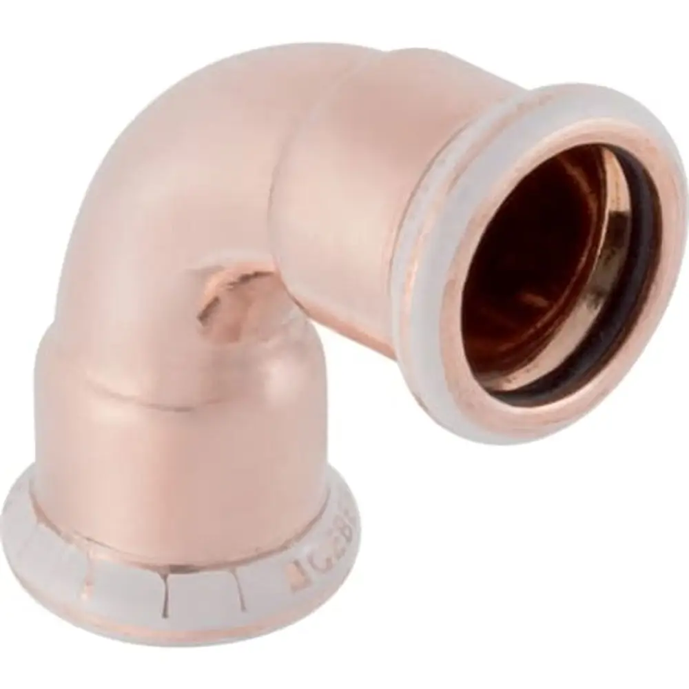 Geberit Mapress Raccordo A Gomito In Rame, Dn 80, Dø 88.9 Mm, 60112