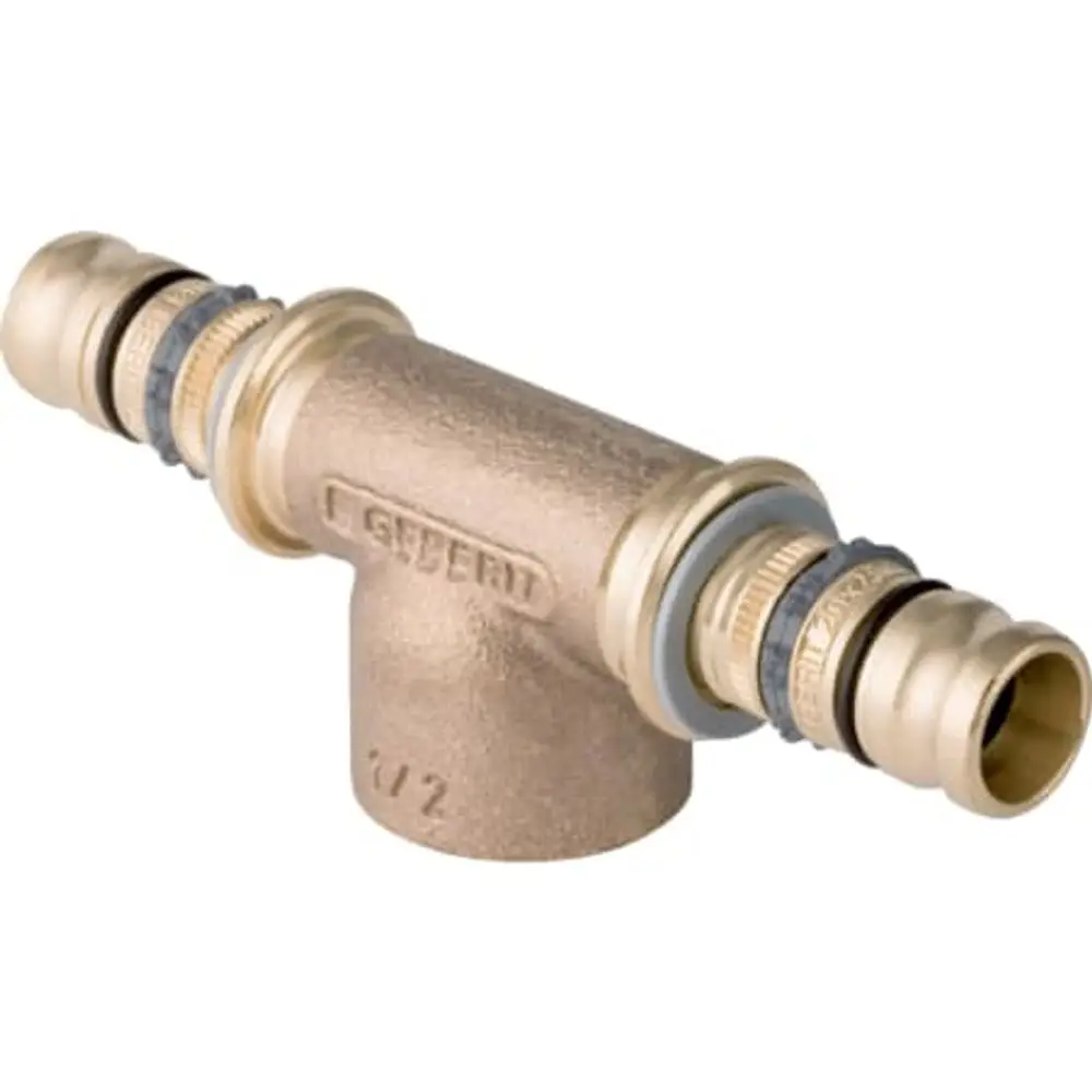 Geberit Mepla Raccordo A T Con Filettatura Interna, Dn 32 / 32 / 32, Dø 40 Mm, 605.364.00.5