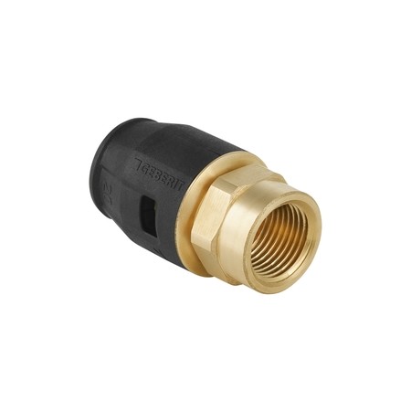 Geberit Pushfit Raccordo Diritto Femmina Ottone Ø16x1/2"f - 650.561.00.1 Geberit Pushfit Raccordo Diritto Femmina Ottone Ø16x1/2"f - 650.561.00.1