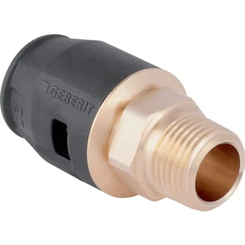 Geberit Pushfit Transizione Con Filetto Esterno, Dn 20 / 25, Dø 25 Mm, 652.533.00.1