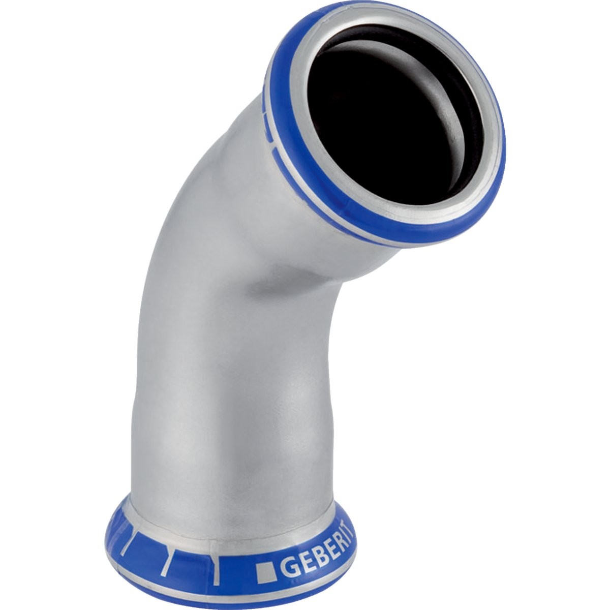 Geberit Raccordo A 45° In Acciaio Inox Dn40