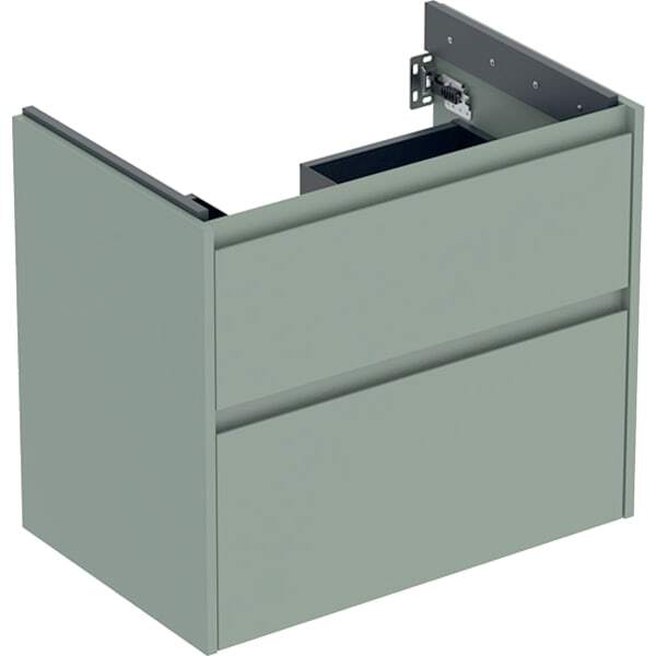 Geberit Renova Plan Armoire Sous Lavabo, Avec Deux Tiroirs,