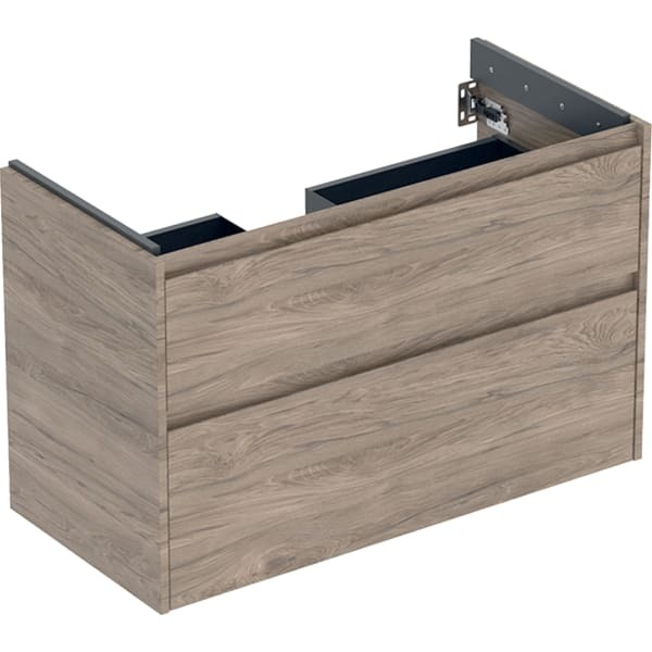 Geberit Renova Plan Armoire Sous Lavabo, Avec Deux Tiroirs,