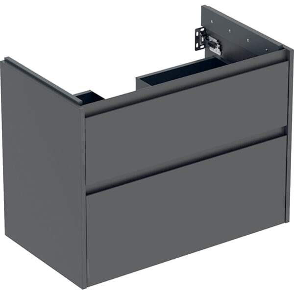 Geberit Renova Plan Armoire Sous Lavabo, Avec Deux Tiroirs,