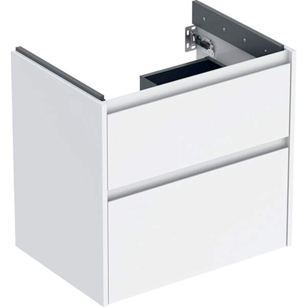 Geberit Renova Plan Armoire Sous Lavabo, Avec Deux Tiroirs,