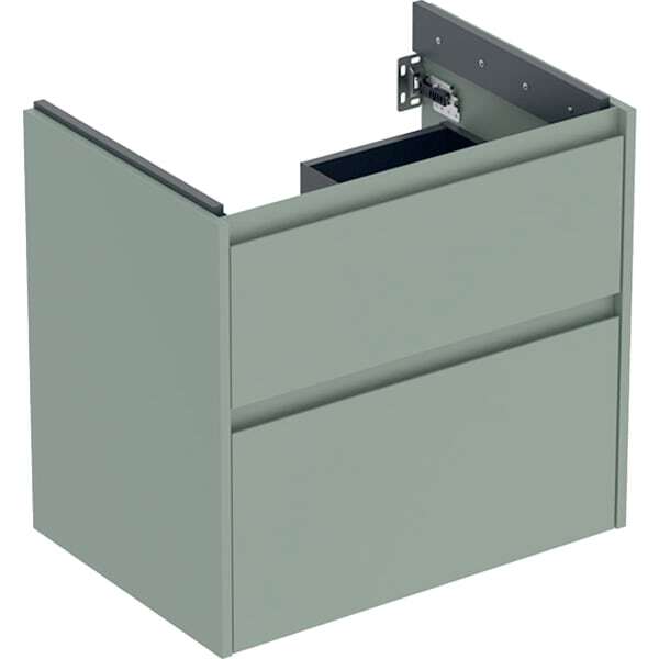 Geberit Renova Plan Armoire Sous Lavabo, Avec Deux Tiroirs,