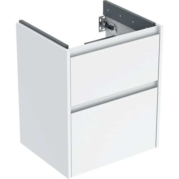 Geberit Renova Plan Armoire Sous Lavabo, Avec Deux Tiroirs,