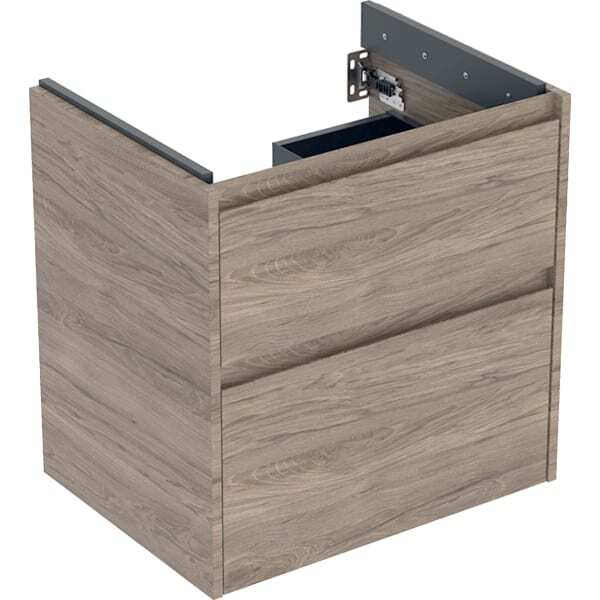 Geberit Renova Plan Armoire Sous Lavabo, Avec Deux Tiroirs,