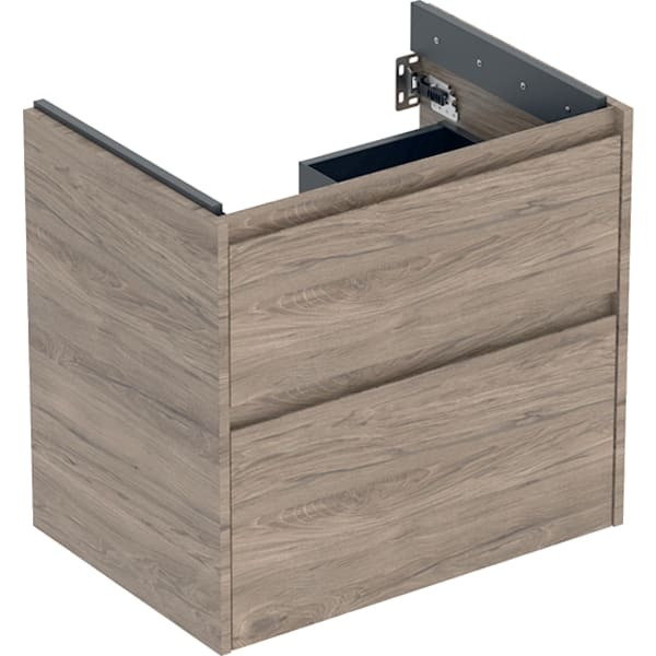 Geberit Renova Plan Armoire Sous Lavabo, Avec Deux Tiroirs,