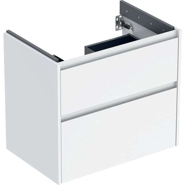 Geberit Renova Plan Armoire Sous Lavabo, Avec Deux Tiroirs,