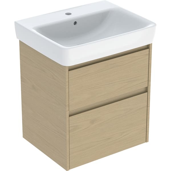 Geberit Renova Plan Ensemble Lavabo Avec Meuble Sous Lavabo, 2