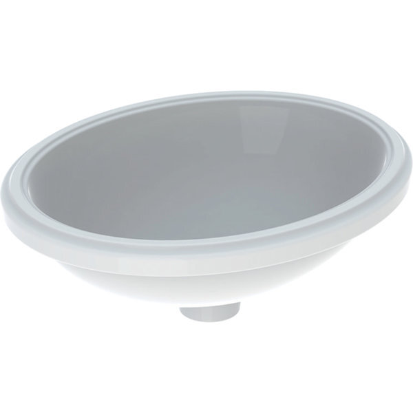 Geberit Variform Lavabo À Encastrer Ovale, 420x330mm, Sans Trou