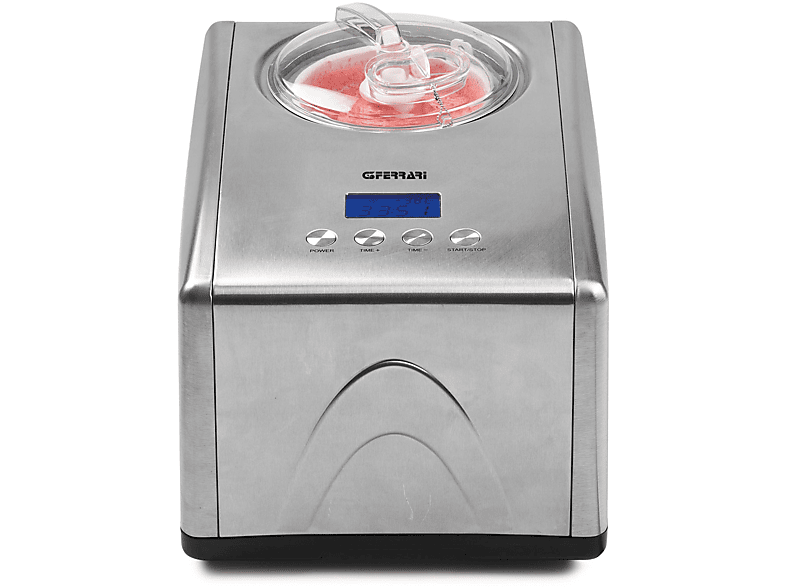 GELATIERA G3 FERRARI CREMOSA, Potenza massima 150 W, Recipiente da 1,5 l, 1 velocità, Coperchio trasparente