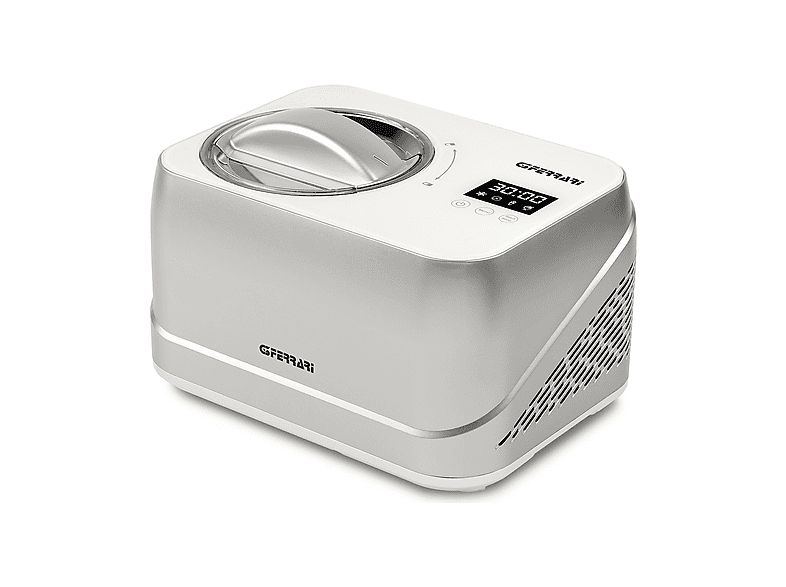 GELATIERE G3 FERRARI NEVE GELATIERA COMPRESSORE G20175, Potenza massima 100 W, Recipiente da 1 l, Coperchio trasparente, Grigio Chiaro