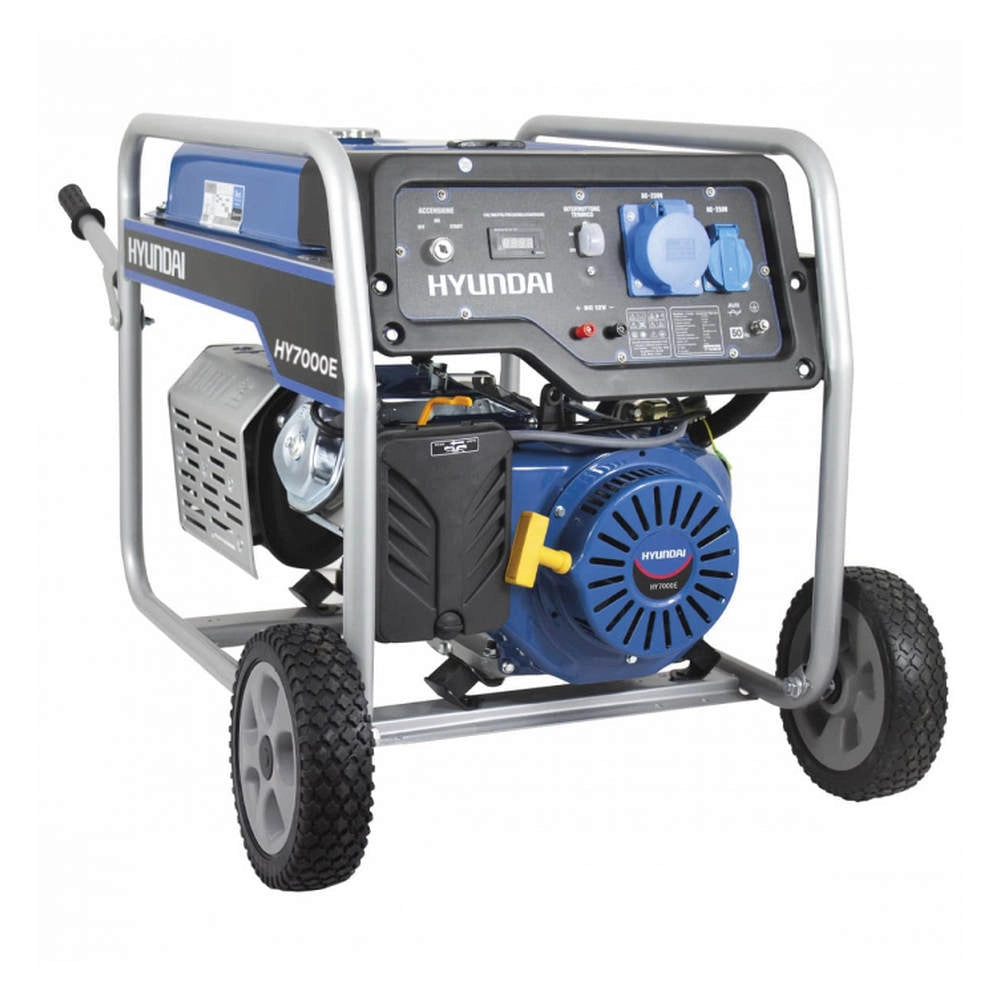 Generatore di Corrente Hyundai 65017 a Benzina 7.5 kW con Ruote