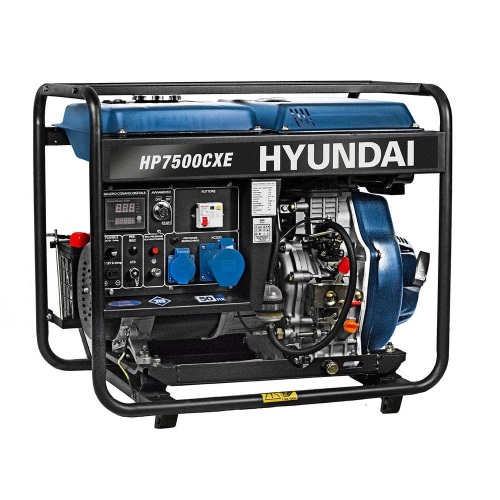 Generatore di Corrente Hyundai 65221 Diesel Monofase Generatore di Corrente Hyundai 65221 Diesel Monofase