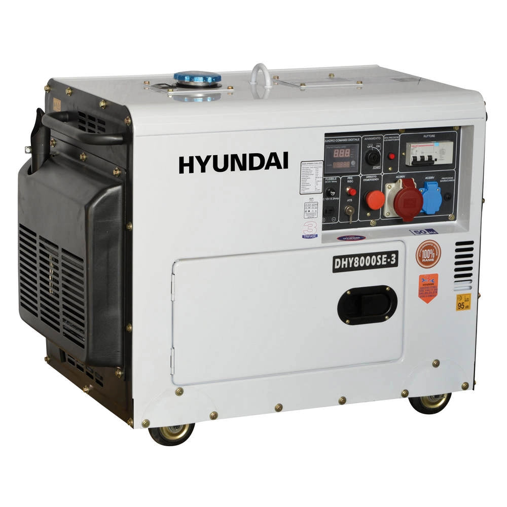 Generatore Hyundai Trifase 65234 da 5 KW con Display Digitale Generatore Hyundai Trifase 65234 da 5 KW con Display Digitale