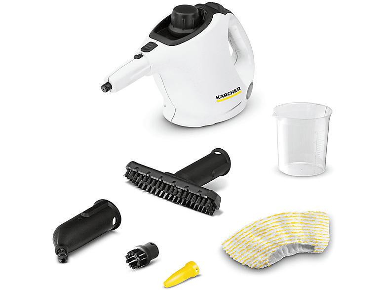 GENERATORE VAPORE A mano KARCHER SC 1 EU, Potenza Max 1200 W, Serbatoio 0,2 l, Pressione 3 bar, BIANCO