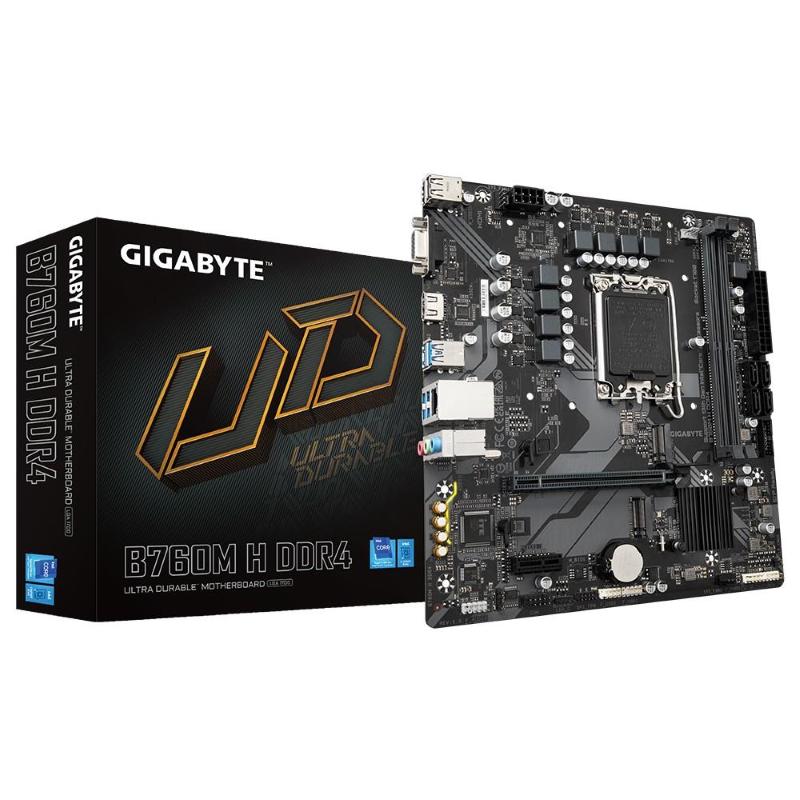 Gigabyte b760m h ddr4 scheda madre intel b760 express lga 1700 micro atx