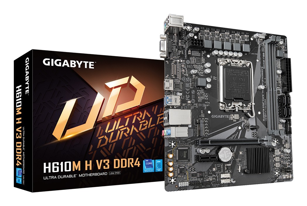 Gigabyte GA-H610M H V3 DDR4 (1700) (D) Gigabyte GA-H610M H V3 DDR4 (1700) (D)