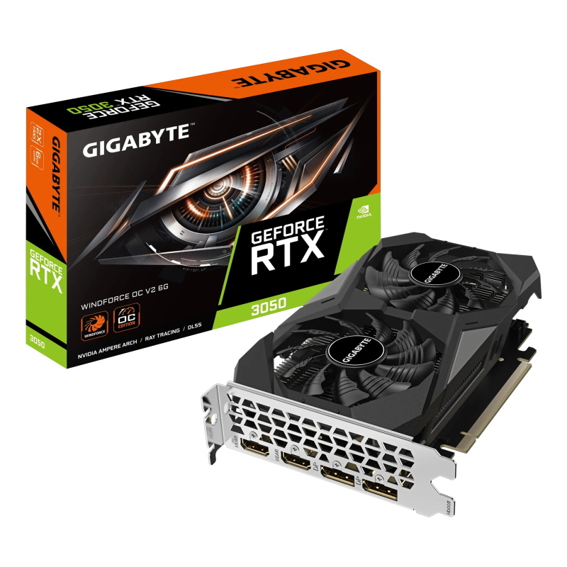 Gigabyte geforce rtx 3050 windforce oc v2 6g nvidia 6 gb gddr6