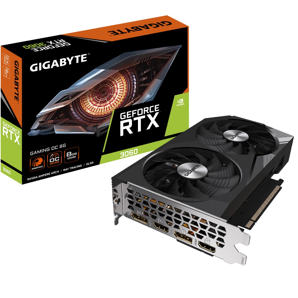 GigaByte GeForce RTX 3060 WindForce V2 OC 8GB GigaByte GeForce RTX 3060 WindForce V2 OC 8GB