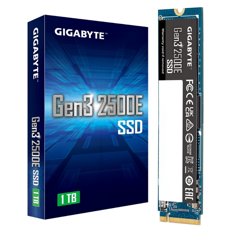 Gigabyte gen3 2500e ssd 1tb m.2 pci express 3.0 3d nand nvme