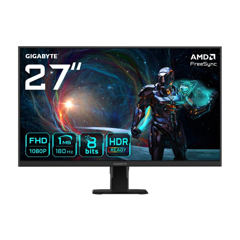 Gigabyte gs27fa 27 monitor da gioco fhd - 1920 x 1080, 180hz, 1ms, 300 cd/m², freesync, hdr ready, hdmi 2.0 Gigabyte gs27fa 27 monitor da gioco fhd - 1920 x 1080, 180hz, 1ms, 300 cd/m², freesync, hdr ready, hdmi 2.0