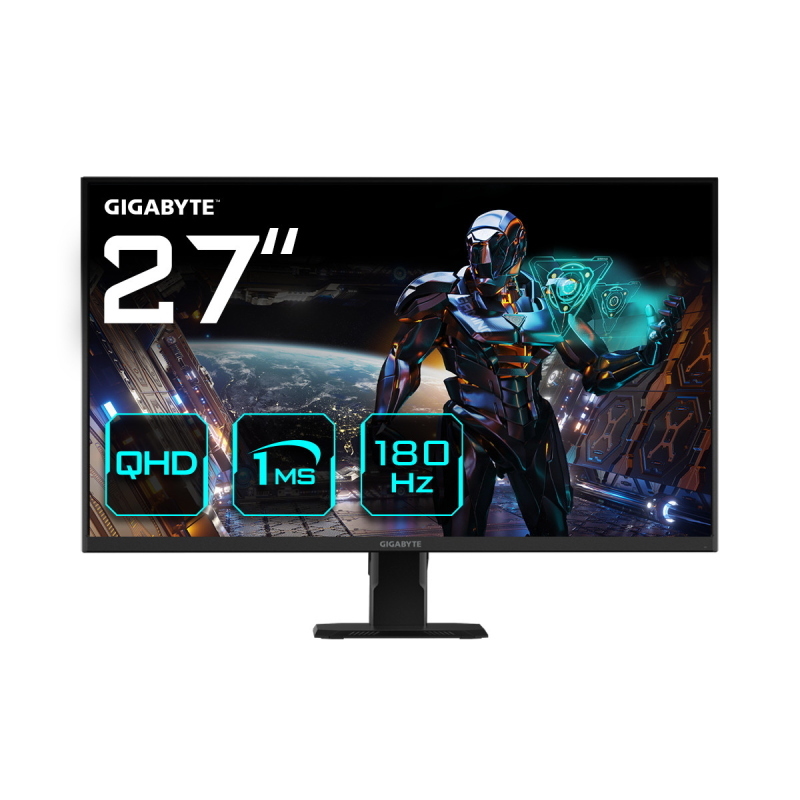 Gigabyte gs27qa 27 monitor da gioco qhd - 2560 x 1440 (qhd), 180hz, 1ms, 300 cd/m2, freesync, hdr ready, hdmi 2.0, displayport Gigabyte gs27qa 27 monitor da gioco qhd - 2560 x 1440 (qhd), 180hz, 1ms, 300 cd/m2, freesync, hdr ready, hdmi 2.0, displayport