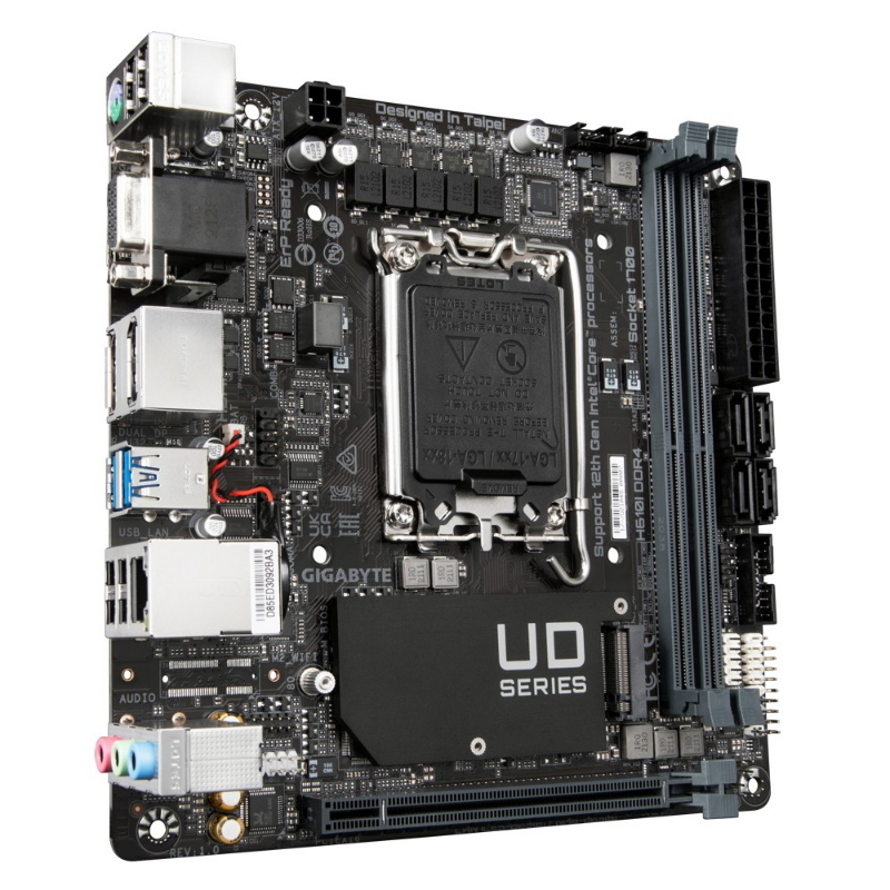 Gigabyte h610i ddr4 scheda madre intel h610 express lga 1700 mini itx Gigabyte h610i ddr4 scheda madre intel h610 express lga 1700 mini itx