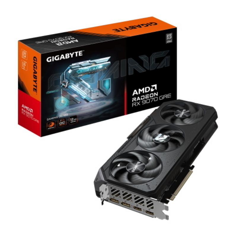 Gigabyte radeon rx 9070 gre gaming oc 12g 12gb gddr6 2*hdmi/2*displayport pci ex 5.0 16x