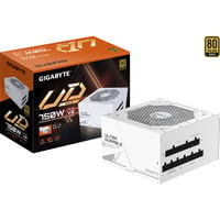 Gigabyte ud750gm pg5 v2 ice alimentatore - pcie gen 5.1, 80 plus gold, design completamente modulare, ventola da 120 mm,