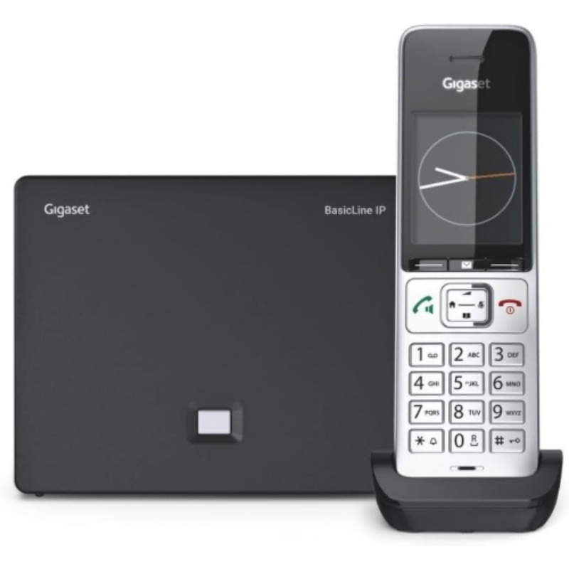 Gigaset 500hx (silver / nero) - telefono cordless singolo ip