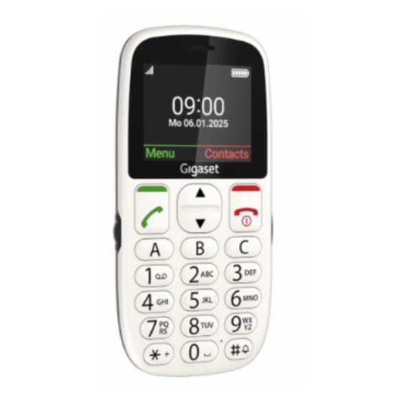 Gigaset - Cellulare Gl395-white Pearl