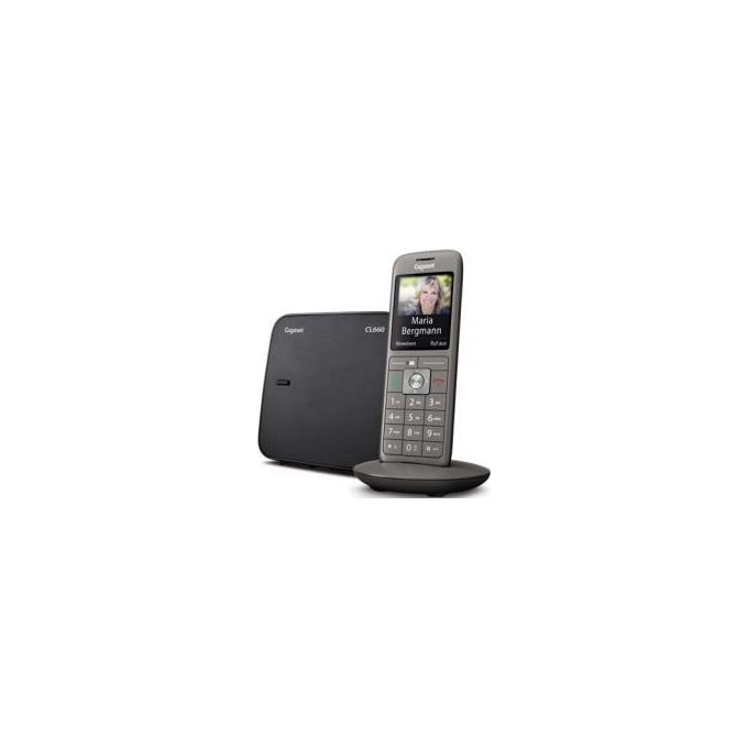 Gigaset CL660 CL660 Telefono Cordless DECT-GAP Analogico con Display TFT 2,4'' Risoluzione 240x320 Pixel Vivavoce Baby Monitor colore Antracite Nero Gigaset CL660 CL660 Telefono Cordless DECT-GAP Analogico con Display TFT 2,4'' Risoluzione 240x320 Pixel Vivavoce Baby Monitor colore Antracite Nero