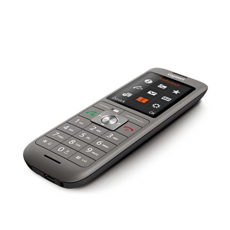 Gigaset cl660hx telefono analogico/dect identificatore di chiamata antracite, nero