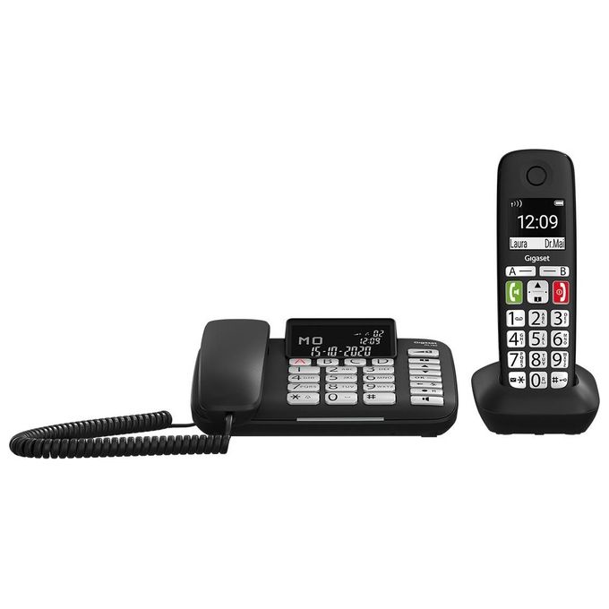 Gigaset DL780 Plus Telefono Cordless Nero