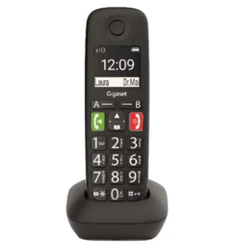 Gigaset e290hx senior cordless dect aggiuntivo black