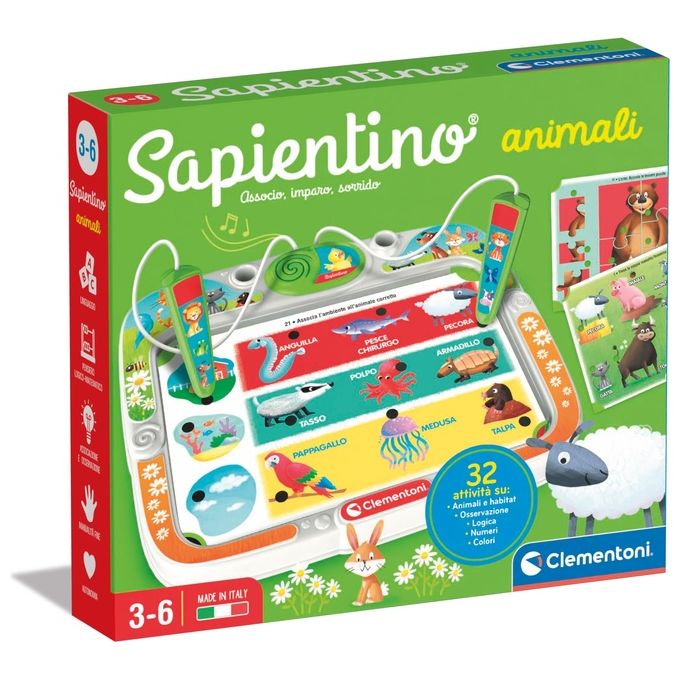 Gioco educativo Animali 3-6a SAPIENTINO 16474