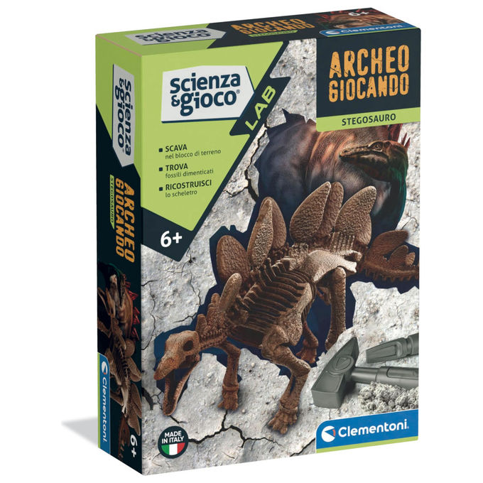 Gioco educativo Archeogiocando Stegosaurus 6a+ SCIENZA E GIOCO 19389